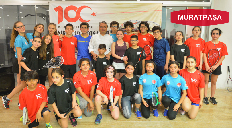 Muratpaşa squash turnuvası sona erdi