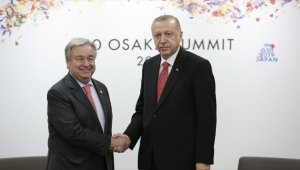 Cumhurbaşkanı Erdoğan G20'de liderlerle görüştü