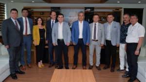 Akdeniz Belediyeler Birliği Başkan Uysal’ın konuğu