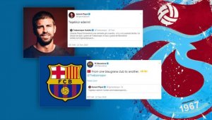 Barcelona ve Pique'den Trabzonspor'a teşekkür