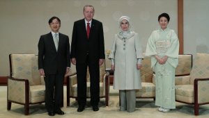 Cumhurbaşkanı Erdoğan Japon İmparatoru Naruhito ile görüştü