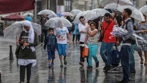 İstanbul serin ve yağışlı havanın etkisine girecek