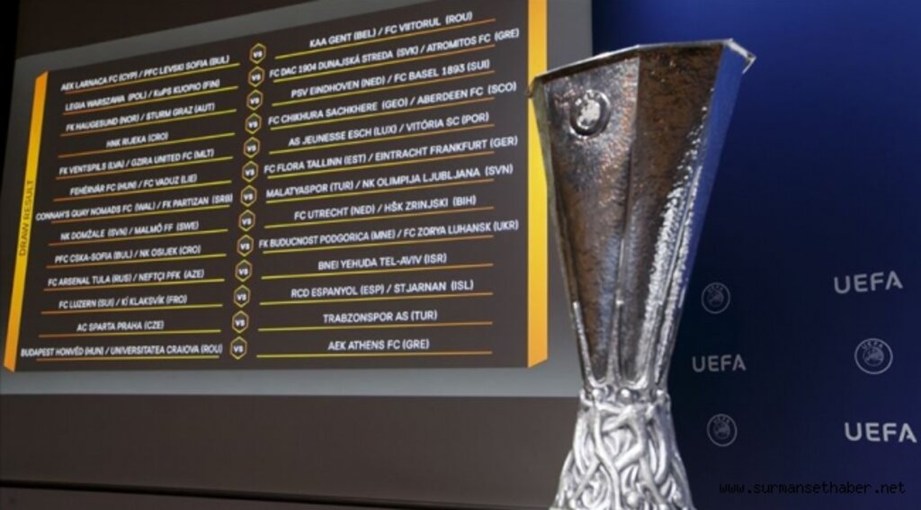 UEFA Avrupa Ligi'nde rakipler belli oldu