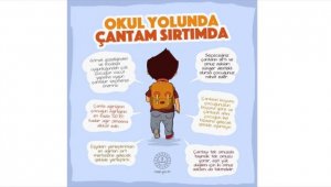 Bakan Selçuk'tan 'okul çantası' paylaşımı