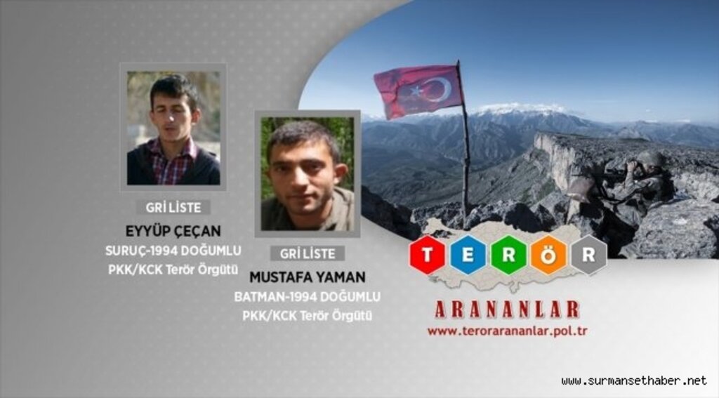 Gri kategorideki iki terörist etkisiz hale getirildi