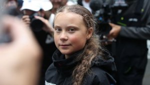 İklim aktivisti Thunberg, BM önünde eylem yaptı
