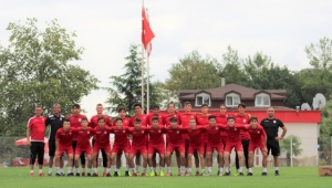 Samsunspor U17 Gazişehir Gaziantep maçına hazırlanıyor