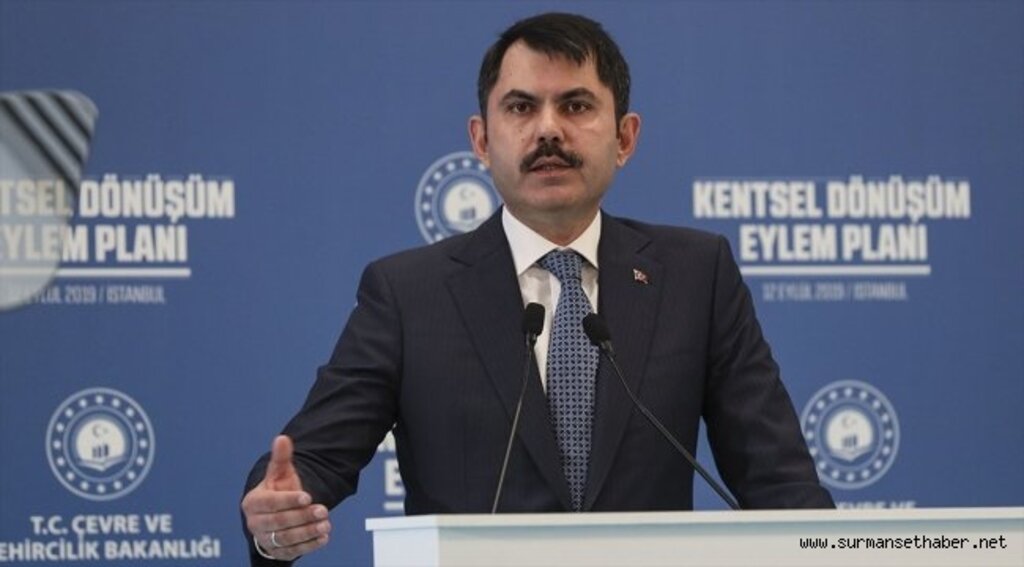 Bakan Kurum: 1,5 milyon konutun dönüşümü 5 yıl içerisinde yapılacak