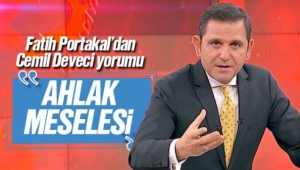 Portakal'dan Deveci'ye Çok Sert Tepki 'AHLAK MESELESİ'