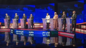 Tunus'ta cumhurbaşkanı adayları ilk kez TV'de halkın karşısında