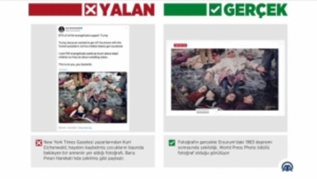 Ödüllü fotoğrafla' harekat aleyhinde manipülasyon çabası