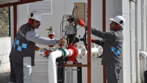 Hakkari'de doğal gaz heyecanı
