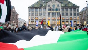 Hollanda'da İsrail protestosu