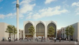 Almanya'da 2 bin kişilik cami ve külliye projesi tanıtıldı