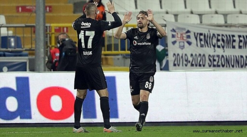 Beşiktaş 6. galibiyetini 3 golle aldı