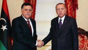 Cumhurbaşkanı Erdoğan, Fayiz es-Serrac'ı kabul etti