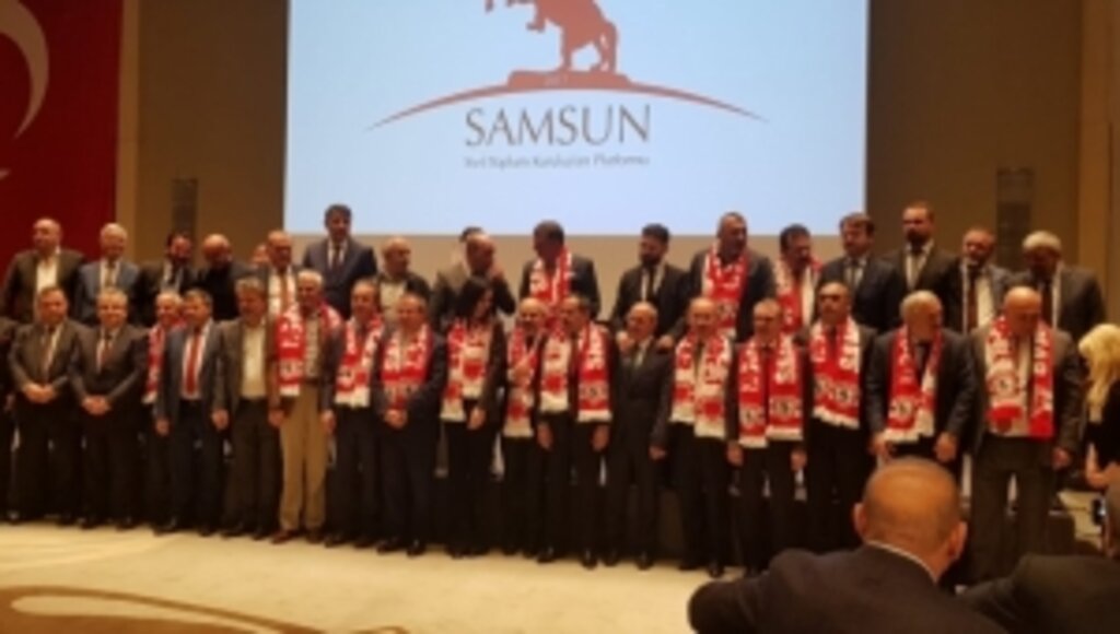 Samsun'un ünlü isimleri İstanbul'da buluştu. ​​​​​​​