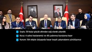 Bakan Soylu: Malatya'da 4, Elazığ'da 18 vatandaşımız hayatını kaybetti