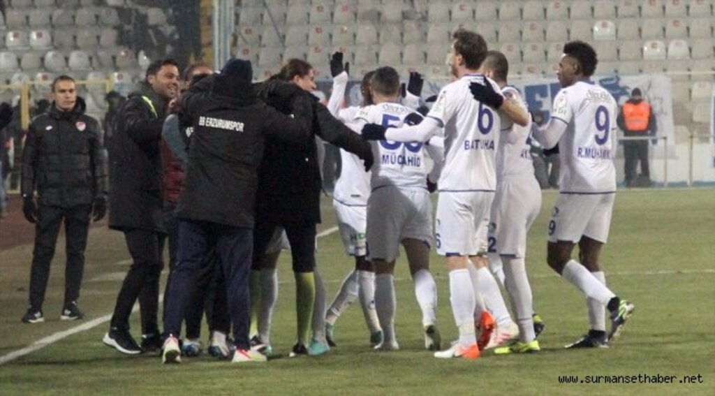 Beşiktaş Erzurum'da son dakika golüyle buz kesti