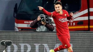Roma'nın galibiyet hasretini Cengiz Ünder Bitirdi