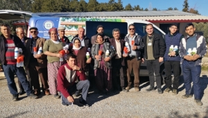 Büyükşehir Hayvancılık eğitimleri için sahada