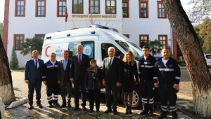 Hayırsever vatandaştan Büyükşehir’e Ambulans bağışı