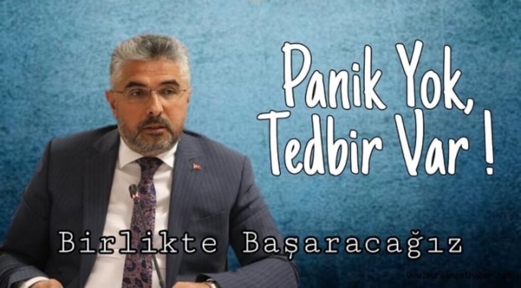 İL BAŞKANI ERSAN AKSU'DAN VATANDAŞLARA ÖNEMLİ UYARI