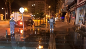 Koronavirüs seferberliği, 225 personel ANTALYA'yı dezenfekte ediyor