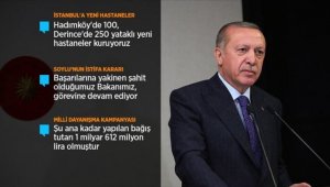 Cumhurbaşkanı Erdoğan: 17-19 Nisan'da sokağa çıkma yasağı uygulanacak