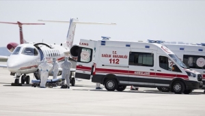 İsveç'teki Türk hasta ambulans uçakla Türkiye'ye getirildi