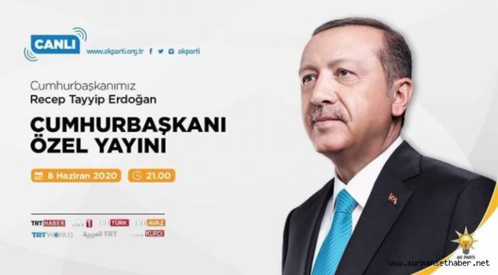 Cumhurbaşkanı Erdoğan Bu Akşam 21:00 'da TRT'de