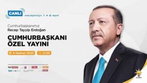 Cumhurbaşkanı Erdoğan Bu Akşam 21:00 'da TRT'de