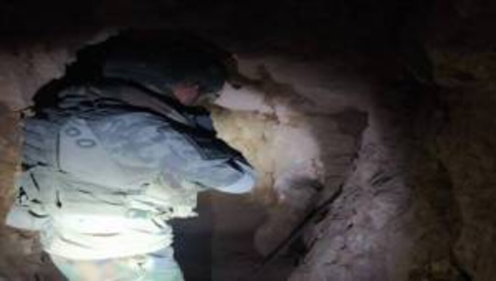 Teröristlerin Kullandığı 150 Metrelik İN Bulundu