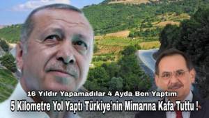 AK Parti'li Belediye Başkanı'ndan AK Parti'ye İnce Mesaj BEN YAPTIM