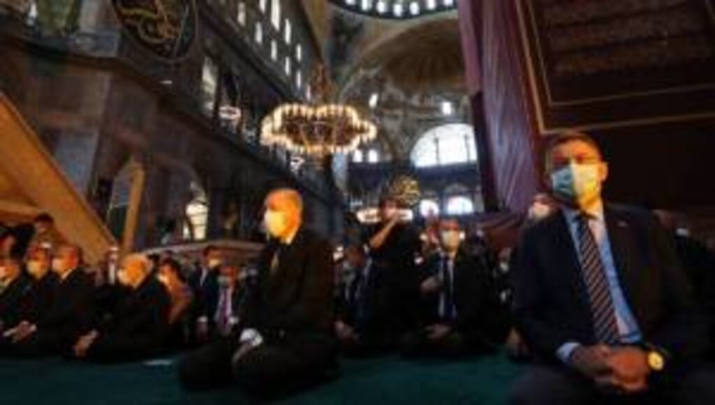 Cumhurbaşkanı Erdoğan, Cuma Namazını Ayasofya-i Kebir Cami-i Şerifi’nde kıldı