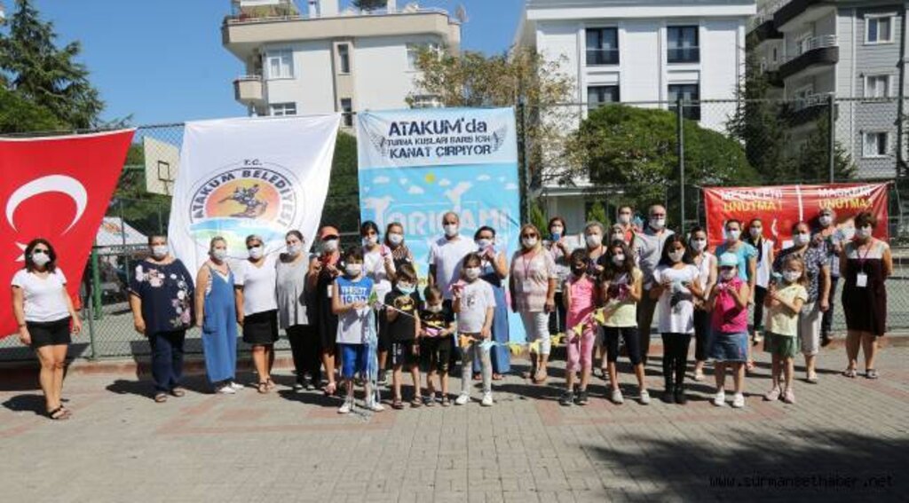 Atakum Belediyesi dünya barışı için turnaları uçurdu