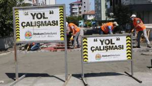 Atakum Belediyesi kentin sokaklarını 2 milyon adet kilitli taş parke ile kapladı
