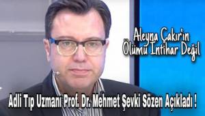 Son Dakika ! Aleyna Çakır'ın ölüm Nedeni İntihar Değil.