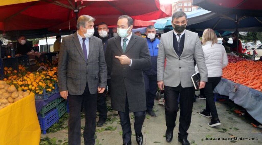 Atakum Zabıtası’ndan pazar yerleri ve AVM’lere yoğun denetim