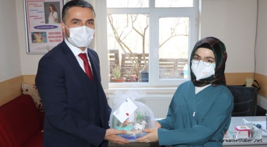 Başkan Kalaycı Sağlık Çalışanlarını Unutmadı Yeni Yıllarını Kutladı.