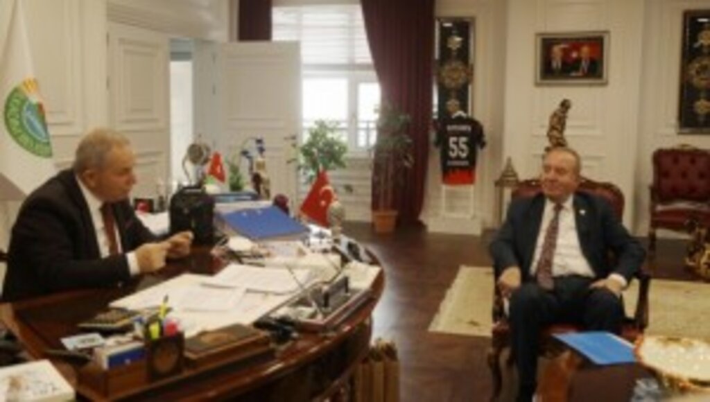 BAŞKAN DEMİRTAŞ SUNGURLU BELEDİYE BAŞKANI ŞAHİNER’İ MAKAMINDA AĞIRLADI.