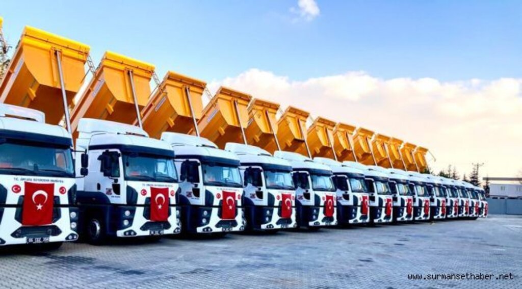 BÜYÜKŞEHİR BELEDİYESİ ARAÇ FİLOSU HER GEÇEN GÜN BÜYÜYOR
