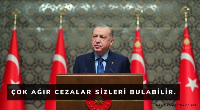Cumhurbaşkanı Erdoğan; Yüksek Fiyat Artışı Yapan Esnafı Uyardı !