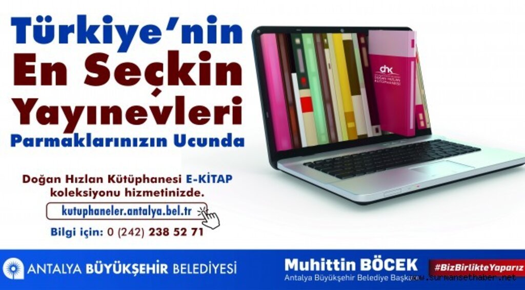 E-Kitap koleksiyonu okurlarını bekliyor