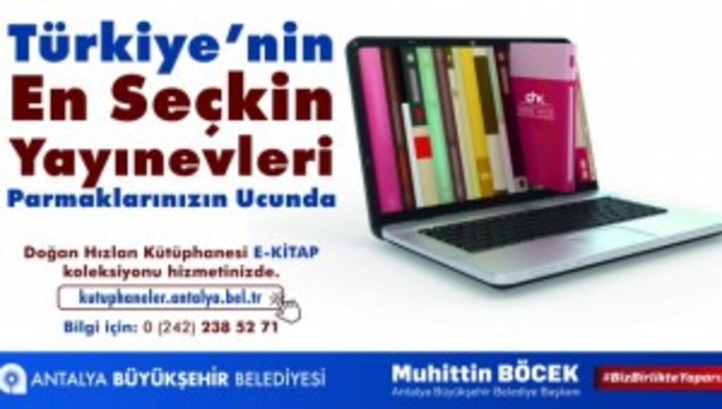 E-Kitap koleksiyonu okurlarını bekliyor