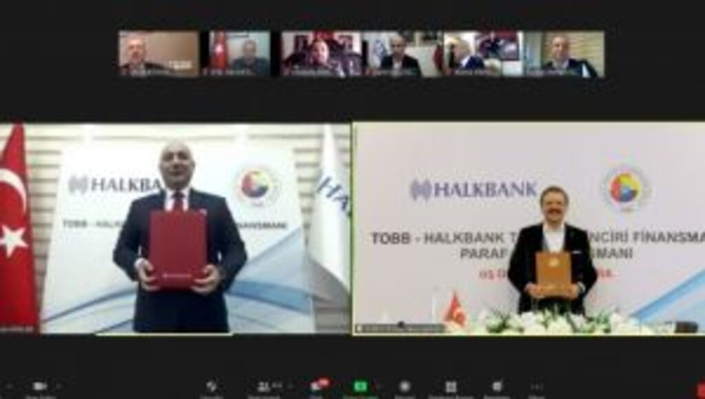 Murzioğlu, KOBİ'leri rahatlatacak finansman anlaşması törenine katıldı