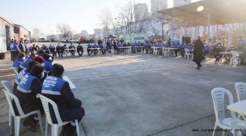 Başkan Cemil Deveci’den karla mücadele ekiplerine teşekkür belgesi