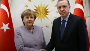 Cumhurbaşkanı Erdoğan, Almanya Başbakanı Merkel ile görüşmesi gerçekleştirdi