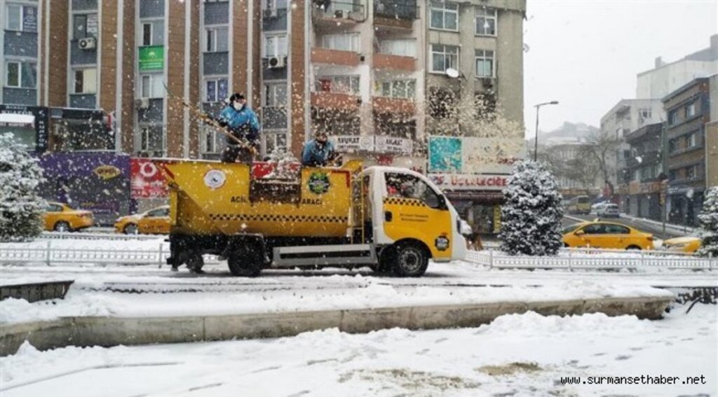 Gaziosmanpaşa’da 7/24 Kar Mesaisi