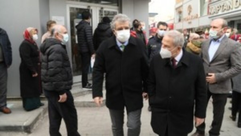 İLKADIM KAYMAKAMI İBRAHİM KEKLİK COVİD-19 TEDBİRLERİ KAPSAMINDA DENETİM YAPTI